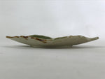 Japanese Ceramic Small Plate Meimeizara Vtg Kozara Chataku Saucer Leaf PY527