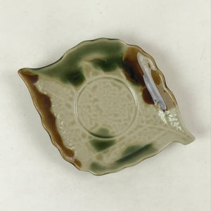 Japanese Ceramic Small Plate Meimeizara Vtg Kozara Chataku Saucer Leaf PY527