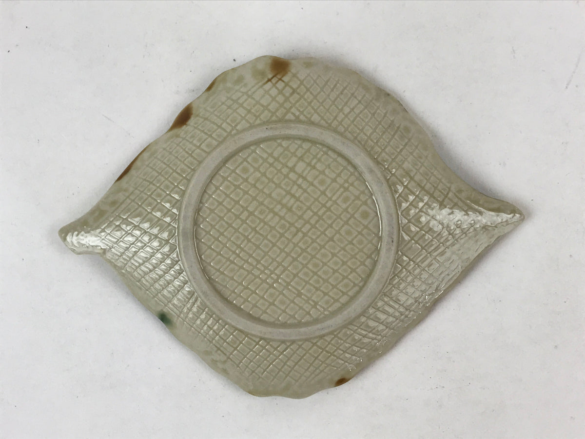 Japanese Ceramic Small Plate Meimeizara Vtg Kozara Chataku Saucer Leaf PY528