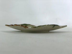 Japanese Ceramic Small Plate Meimeizara Vtg Kozara Chataku Saucer Leaf PY528