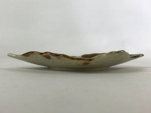 Japanese Ceramic Small Plate Meimeizara Vtg Kozara Chataku Saucer Leaf PY528