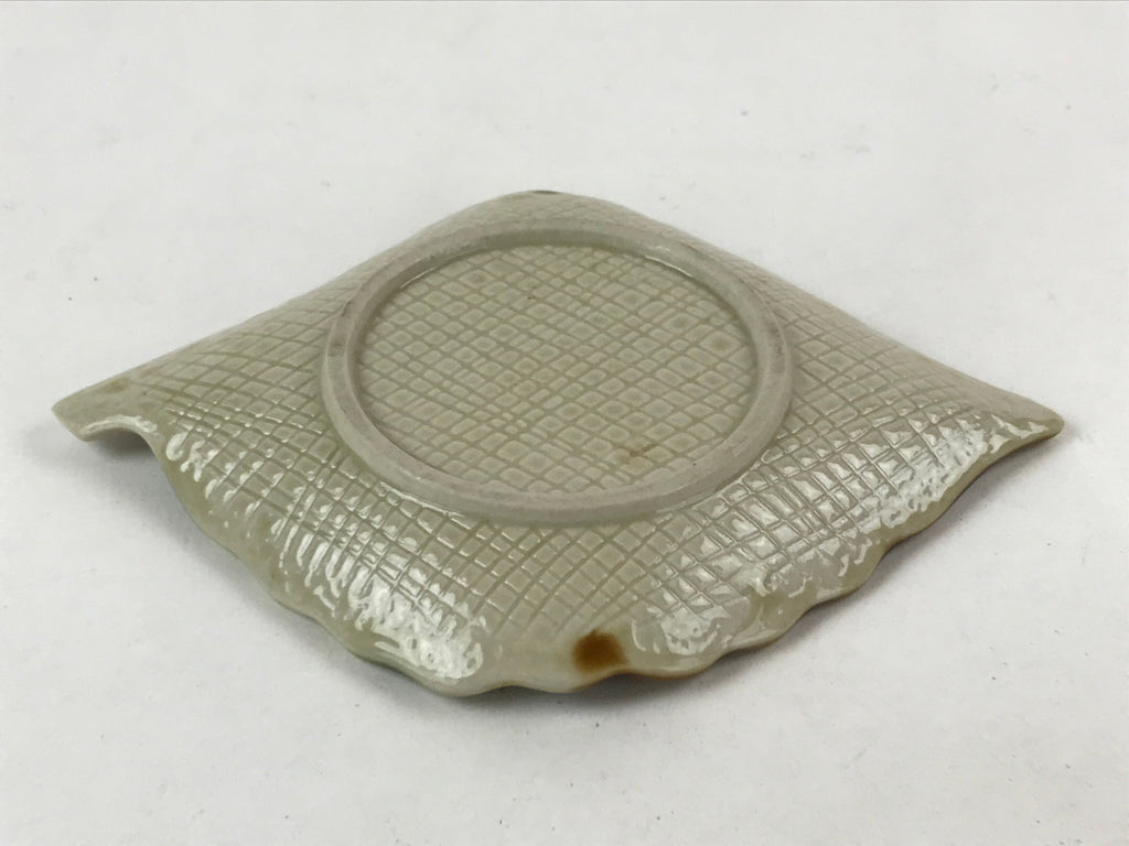 Japanese Ceramic Small Plate Meimeizara Vtg Kozara Chataku Saucer Leaf PY529