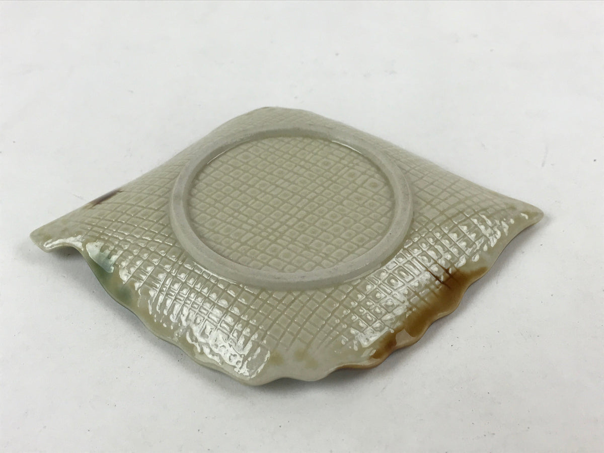 Japanese Ceramic Small Plate Meimeizara Vtg Kozara Chataku Saucer Leaf PY530