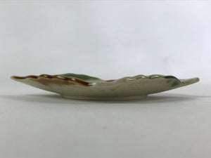 Japanese Ceramic Small Plate Meimeizara Vtg Kozara Chataku Saucer Leaf PY530