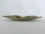 Japanese Ceramic Small Plate Meimeizara Vtg Kozara Chataku Saucer Leaf PY531