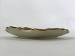 Japanese Ceramic Small Plate Meimeizara Vtg Kozara Chataku Saucer Leaf PY531