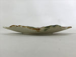 Japanese Ceramic Small Plate Meimeizara Vtg Kozara Chataku Saucer Leaf PY531