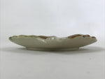 Japanese Ceramic Small Plate Meimeizara Vtg Kozara Chataku Saucer Leaf PY531