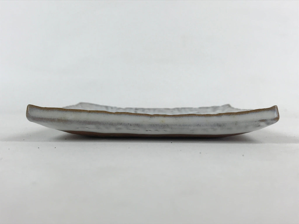 Japanese Ceramic Small Plate Meimeizara Vtg Square White Kozara Yakimono PY480