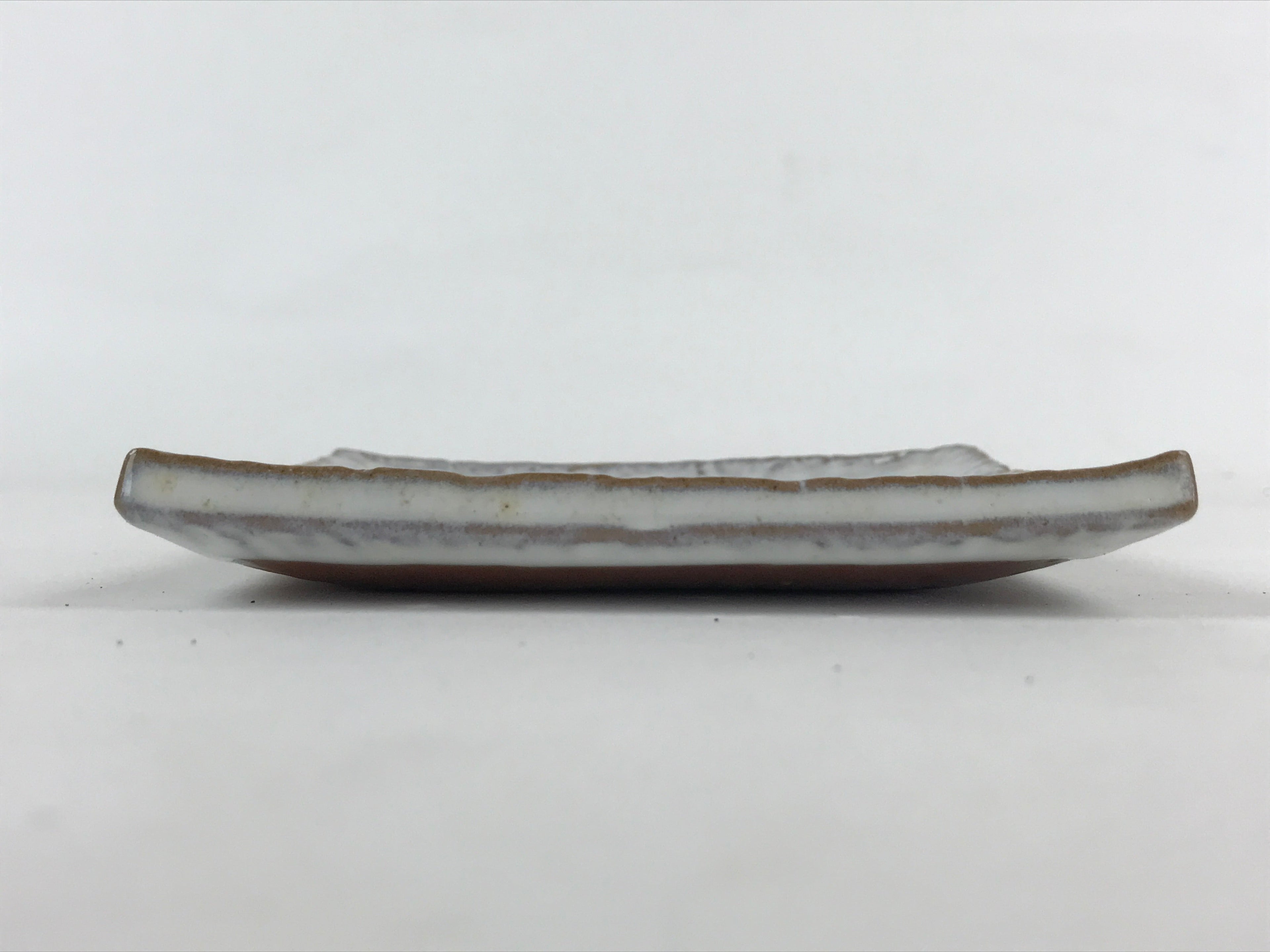 Japanese Ceramic Small Plate Meimeizara Vtg Square White Kozara Yakimono PY480
