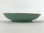 Japanese Ceramic Small Plate Vtg Round Green Blue Floral Square Kozara PY501