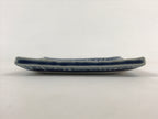 Japanese Ceramic Small Plate Vtg Square Blue Kozara Meimeizara Yakimono PY475