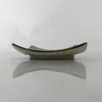 Japanese Ceramic Small Serving Plate Meimeizara Square Brown White Bamboo Y212