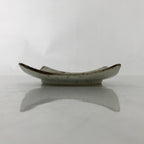 Japanese Ceramic Small Serving Plate Meimeizara Square Brown White Bamboo Y212