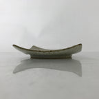 Japanese Ceramic Small Serving Plate Meimeizara Square Brown White Bamboo Y213
