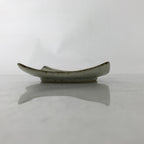 Japanese Ceramic Small Serving Plate Meimeizara Square Brown White Bamboo Y213