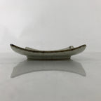 Japanese Ceramic Small Serving Plate Meimeizara Square Brown White Bamboo Y215