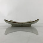 Japanese Ceramic Small Serving Plate Meimeizara Square Brown White Bamboo Y215