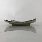 Japanese Ceramic Small Serving Plate Meimeizara Square Brown White Bamboo Y215