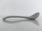 Japanese Ceramic Small Spoon Vtg Chawanmushi Flatware White Blue JK731