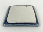 Japanese Ceramic Small Square Plate Vtg Blue Kozara Meimeizara Yakimono PY476