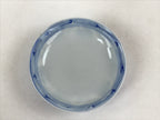 Japanese Ceramic Sometsuke Lidded Bowl Owan Vtg Pottery White Blue Floral PY583