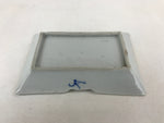 Japanese Ceramic Sometsuke Small Plate Vtg Rectangle Sansui Landscape Blue PY603