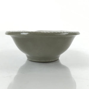 Japanese Ceramic Soy Sauce Dish Seiji Vtg Banko Small Dipping Bowl Gray PY939