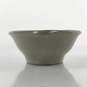 Japanese Ceramic Soy Sauce Dish Seiji Vtg Banko Small Dipping Bowl Gray PY940