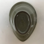 Japanese Ceramic Soy Sauce Dish Seiji Vtg Banko Small Dipping Bowl Gray PY940