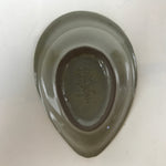 Japanese Ceramic Soy Sauce Dish Seiji Vtg Banko Small Dipping Bowl Gray PY943