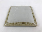 Japanese Ceramic Square Small Plate Vtg Beige Meimeizara Kozara Yakimono PY478