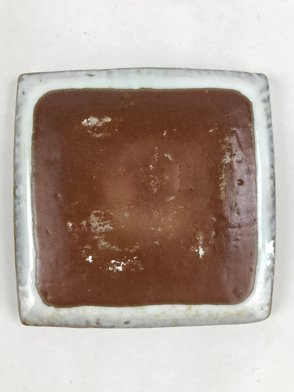 Japanese Ceramic Square Small Plate Vtg White Meimeizara Kozara Yakimono PY479