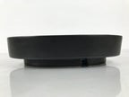 Japanese Ceramic Suiban Flower Vase Pottery Ikebana Accessory Black Oval Y560