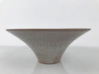 Japanese Ceramic Suiban Flower Vase Pottery Ikebana Arrangement Pink Gray Y525