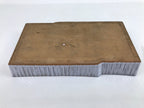 Japanese Ceramic Suiban Flower Vase Vtg Ikebana Arrangement Gray Rectangle PY869