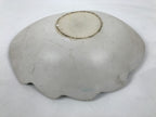 Japanese Ceramic Suiban Flower Vase Vtg Pottery Ikebana Accessory Blue Wave Y557