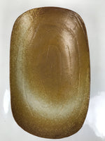 Japanese Ceramic Suiban Flower Vase Vtg Pottery Ikebana Arrangement Brown Y334