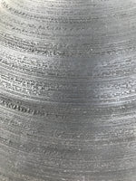 Japanese Ceramic Suiban Flower Vase Vtg Pottery Ikebana Arrangement Gold Y331