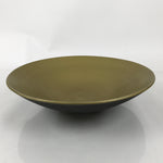 Japanese Ceramic Suiban Flower Vase Vtg Pottery Ikebana Arrangement Gold Y331