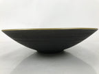 Japanese Ceramic Suiban Flower Vase Vtg Pottery Ikebana Arrangement Gold Y331