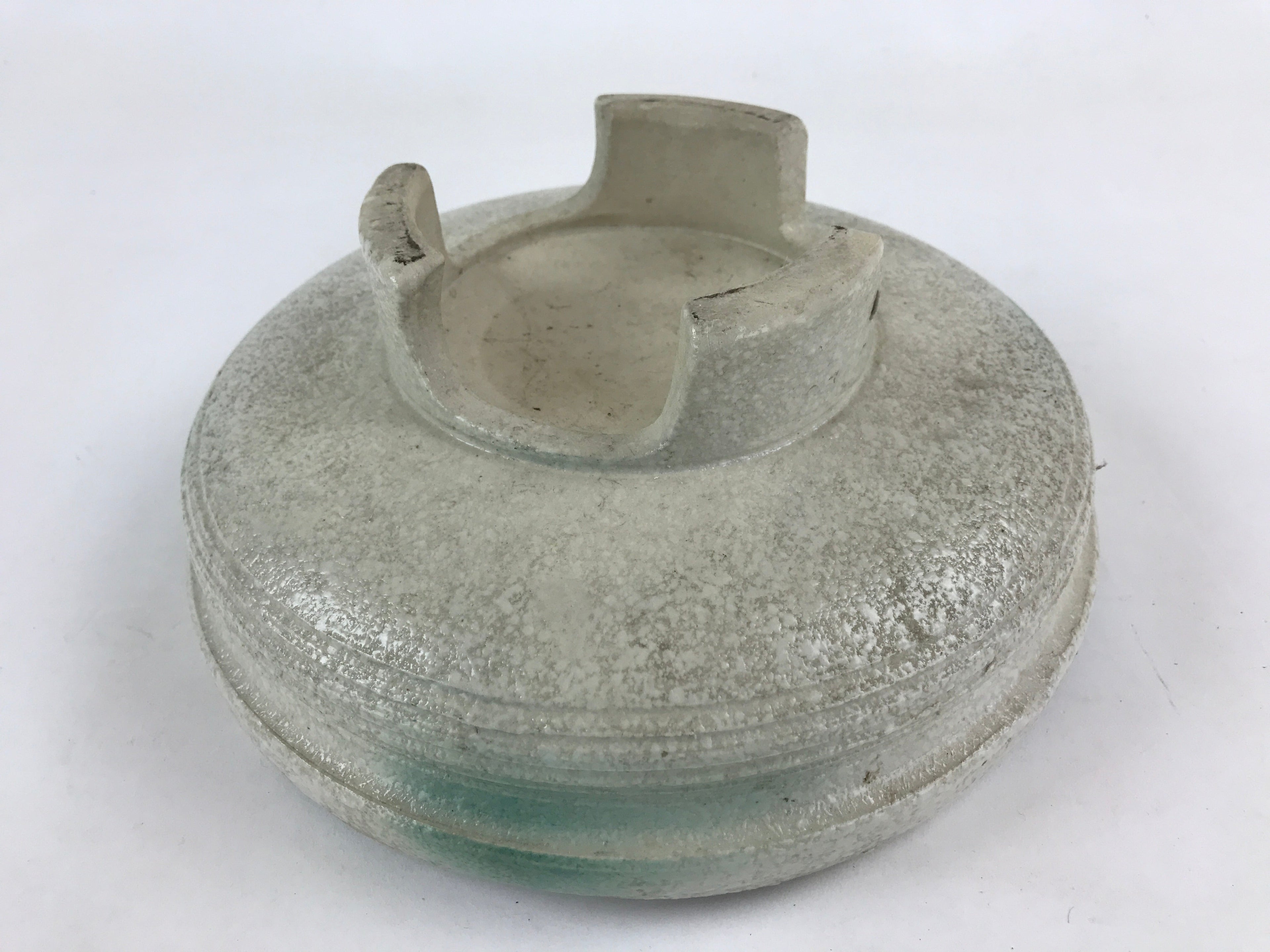 Japanese Ceramic Suiban Flower Vase Vtg Pottery Ikebana Arrangement Kado PY454
