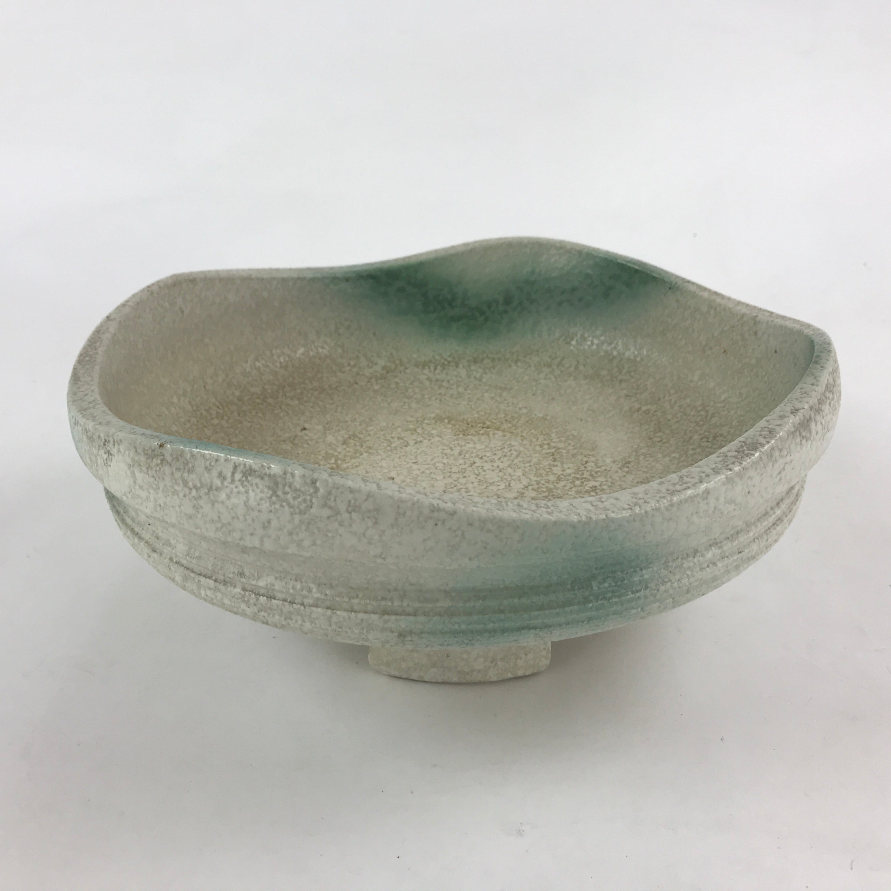 Japanese Ceramic Suiban Flower Vase Vtg Pottery Ikebana Arrangement Kado PY454