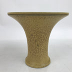 Japanese Ceramic Suiban Flower Vase Vtg Pottery Ikebana Arrangement Kikyo Y28