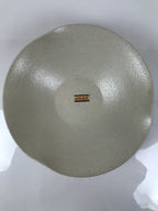 Japanese Ceramic Suiban Flower Vase Vtg Pottery Ikebana Arrangement Orange Y524