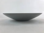 Japanese Ceramic Suiban Flower Vase Vtg Pottery Ikebana Arrangement Silver PY559