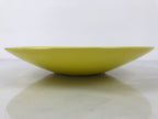 Japanese Ceramic Suiban Flower Vase Vtg Pottery Ikebana Arrangement Yellow Y522