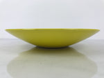 Japanese Ceramic Suiban Flower Vase Vtg Pottery Ikebana Arrangement Yellow Y522