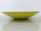 Japanese Ceramic Suiban Flower Vase Vtg Pottery Ikebana Arrangement Yellow Y522