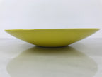Japanese Ceramic Suiban Flower Vase Vtg Pottery Ikebana Arrangement Yellow Y522